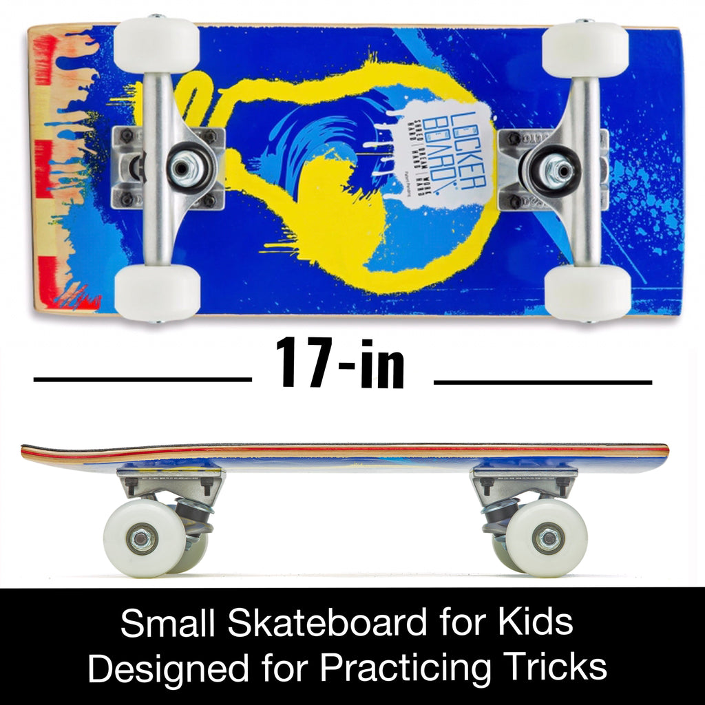 TRAVEL TRICKSTER:Dream Hard (17-inch skateboard designed for tricks)